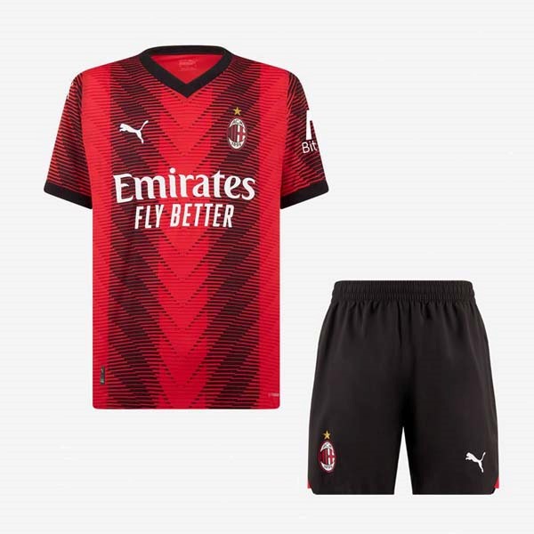 Trikot AC Milan Heim Kinder 2023-24